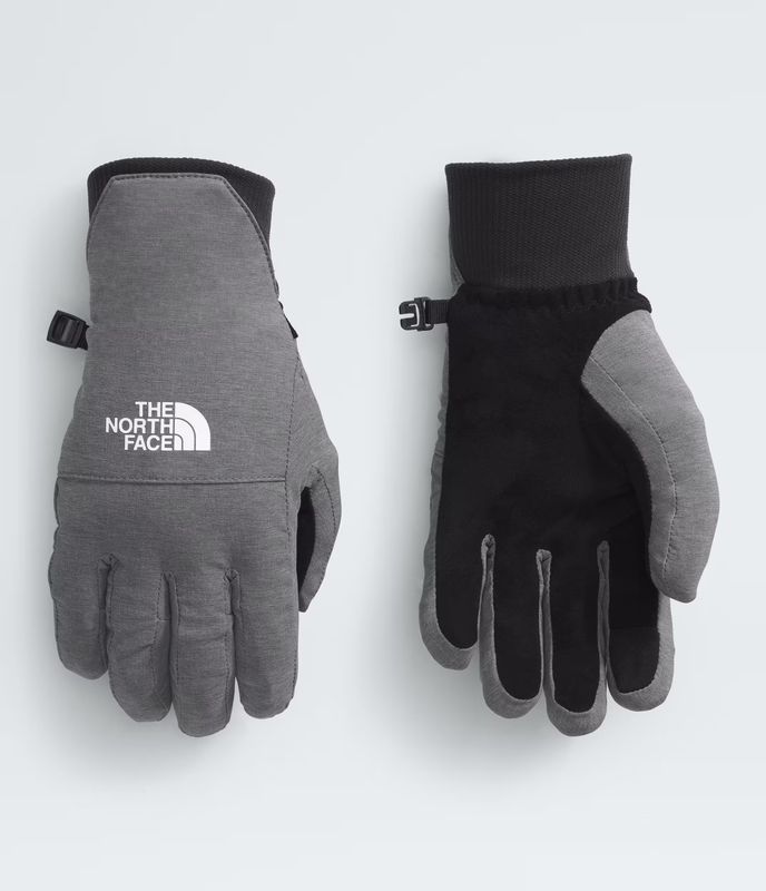 PALM AND BACK OF HAND VIEW OF THE NORTH FACE WOMENS SHELBE RASCHEL ETIP™ GLOVE FEATURES WARM INSULA…