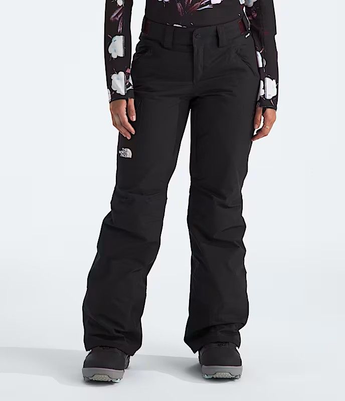 MAIN IMAGE OF THE NORTH FACE WOMENS FREEDOM INSULATED SNOW PANT IN TNF BLACK/NPF XS REGULAR WITH WA…