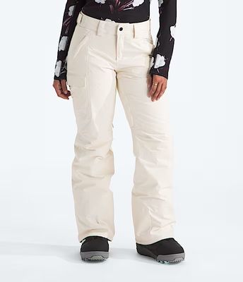 FRONT VIEW OF THE NORTH FACE WOMENS FREEDOM INSULATED SNOW PANT FEATURES WATERPROOFING TO KEEP YOU …