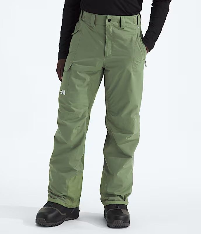 MAIN IMAGE OF THE NORTH FACE MENS FREEDOM SNOW PANT IN BARK MIST XS REGULAR WITH WATER REPELLENCY T…