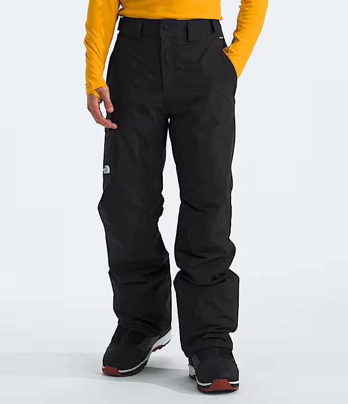 THE NORTH FACE MENS FREEDOM INSULATED SNOW PANT 26, Color: TNF BLACK/NPF, Size: XS, Length: SHORT