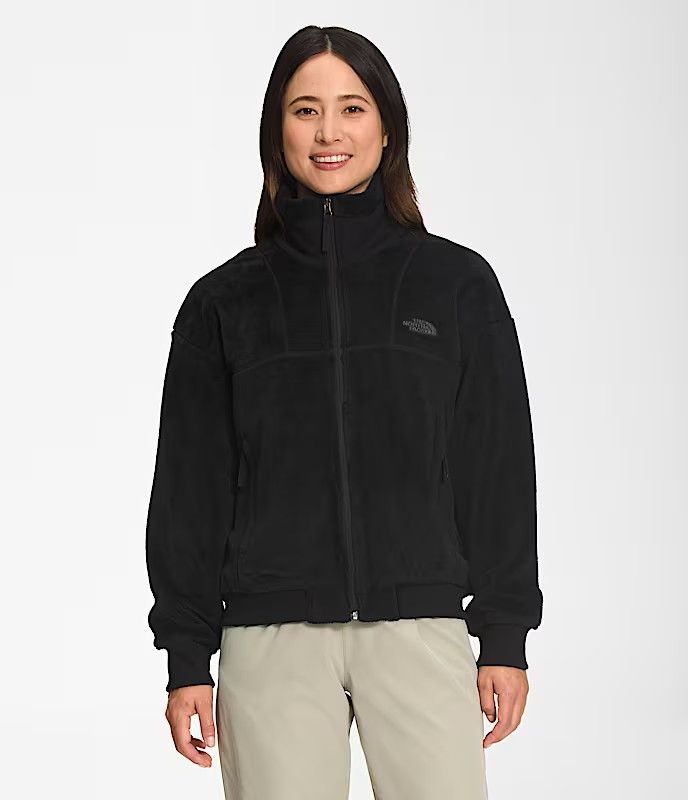 MAIN IMAGE OF THE NORTH FACE WOMENS OSITO LUX SWEATER IN TNF BLACK XS WITH SOFT FLEECE FABRIC AND S…