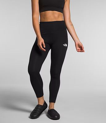 FRONT VIEW OF THE NORTH FACE WOMENS FD PRO 160 BASELAYER BOTTOM FEATURES QUICK DRYING MOISTURE MANA…