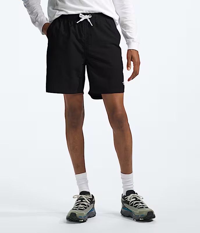 MAIN IMAGE OF THE NORTH FACE MENS ACTION 2.0 SHORT IN TNF BLACK SMALL WITH QUICK DRYING MOISTURE MA…