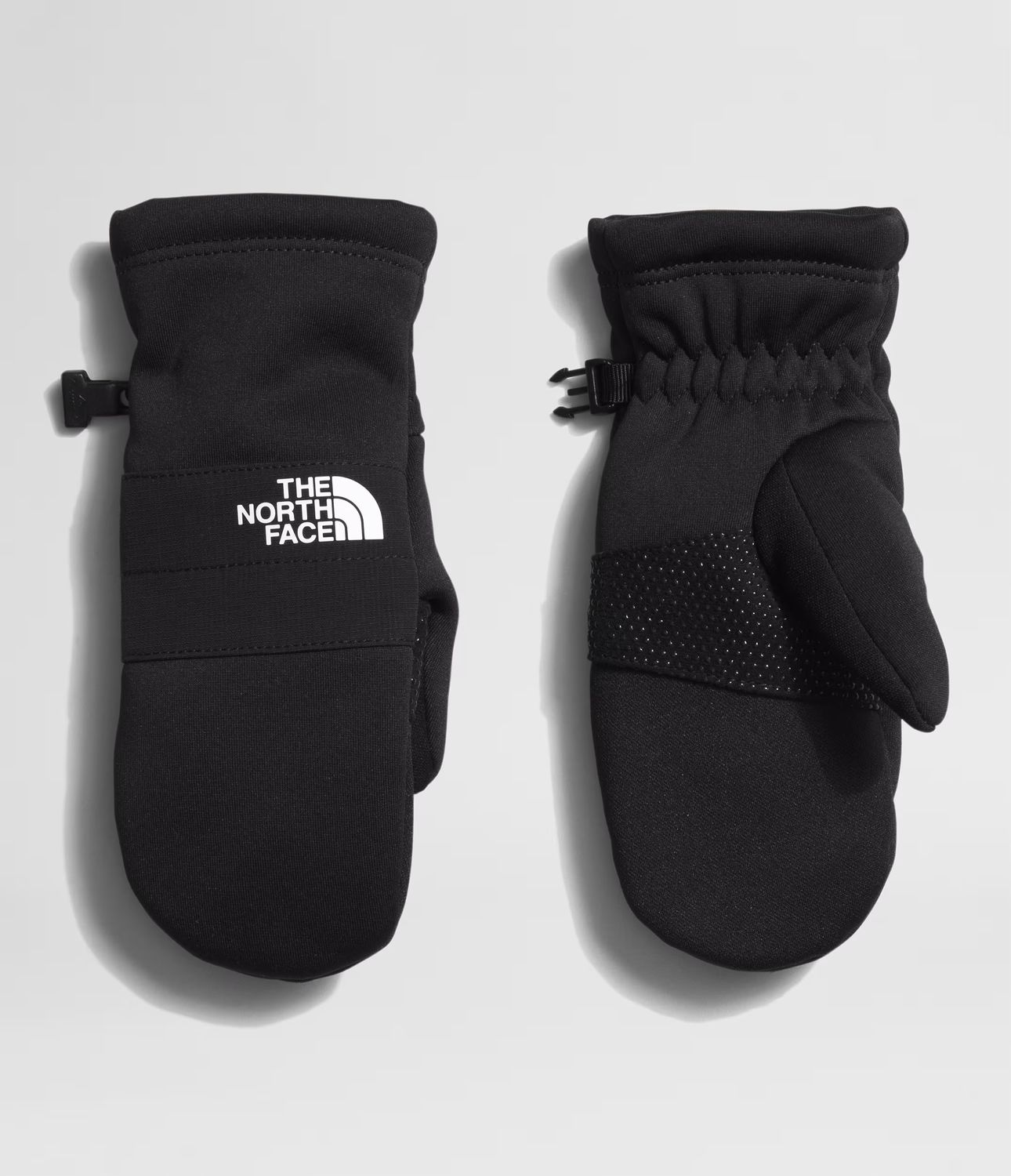 MAIN IMAGE OF THE NORTH FACE YOUTH SIERRA ETIP MITTEN IN TNF BLACK SMALL WITH SOFT FLEECE FABRIC AN…