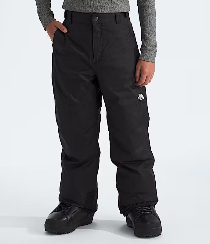 MAIN IMAGE OF THE NORTH FACE YOUTH BOYS&#39; FREEDOM INSULATED SNOW PANT IN TNF BLACK XS WITH WATERPROO…