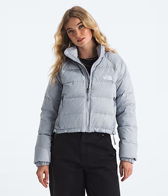 FRONT VIEW OF THE NORTH FACE WOMENS HYDRENALITE™ DOWN WINTER JACKET FEATURES WATER REPELLENCY AND 6…