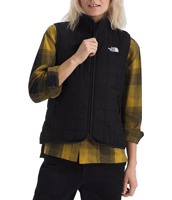 MAIN IMAGE OF THE NORTH FACE WOMENS JUNCTION INSULATED VEST IN TNF BLACK XS WITH WATER REPELLENCY A…