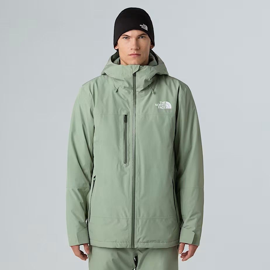 MAIN IMAGE OF THE NORTH FACE MENS DESCENDIT WINTER JACKET IN SLATE MOSS SMALL WITH WATERPROOFING AN…