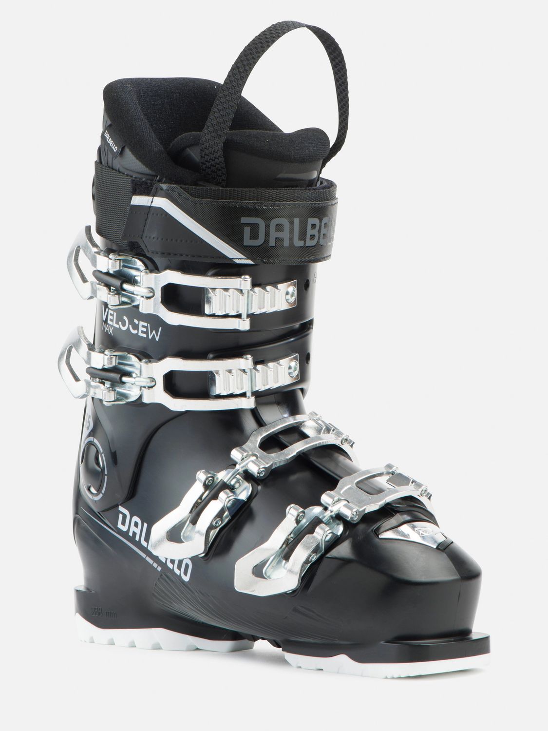 MAIN IMAGE OF DALBELLO WOMENS VELOCE MAX 65 DOWNHILL SKI BOOT IN BLACK/BLACK 24.5 WITH EASY ENTRY A…