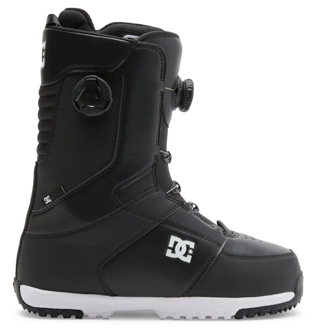 MAIN IMAGE OF DC MENS CONTROL SNOWBOARD BOOTS IN BLACK/WHITE 10 WITH PREMIUM LINER AND DUAL ZONE BO…