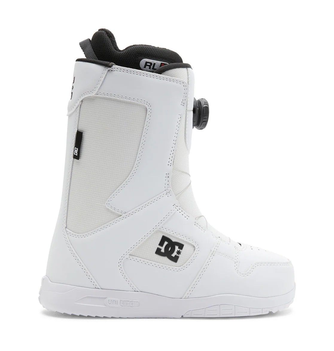 MAIN IMAGE OF DC WOMENS PHASE BOA SNOWBOARD BOOTS IN WHITE 7 WITH COMFORTABLE FEEL AND GRIPPY SOLE …