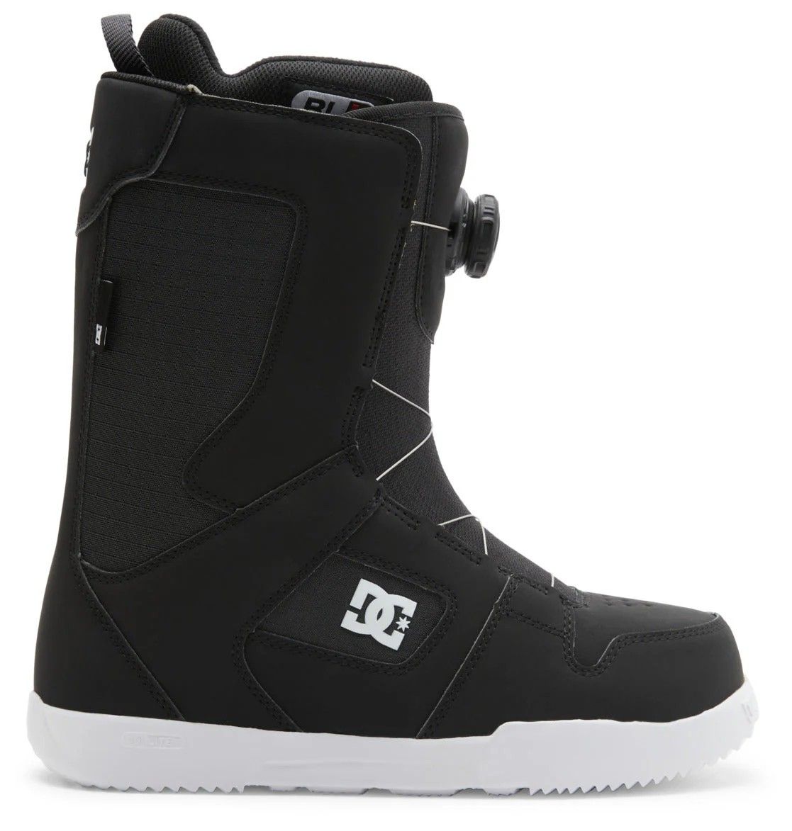 MAIN IMAGE OF DC MENS PHASE BOA SNOWBOARD BOOTS IN BLACK/WHITE 7 WITH COMFORTABLE FEEL AND GRIPPY S…