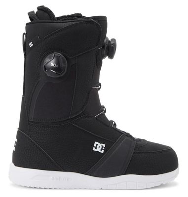 RIGHT VIEW OF DC WOMENS LOTUS SNOWBOARD BOOTS FEATURES PREMIUM LINER AND GRIPPY SOLE FOR ENHANCED B…