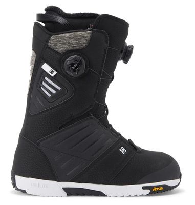 RIGHT VIEW OF DC MENS JUDGE SNOWBOARD BOOTS FEATURES LIGHTWEIGHT GRIPPY SOLE AND DUAL ZONE BOA FOR …