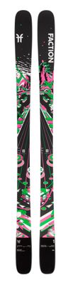 FACTION UNISEX PRODIGY 1 DOWNHILL SKIS 26 TOPSHEET VIEW OF FACTION UNISEX PRODIGY 1 DOWNHILL SKIS FEATURES VIBRATION ABSORPTION AND DIRECTION…