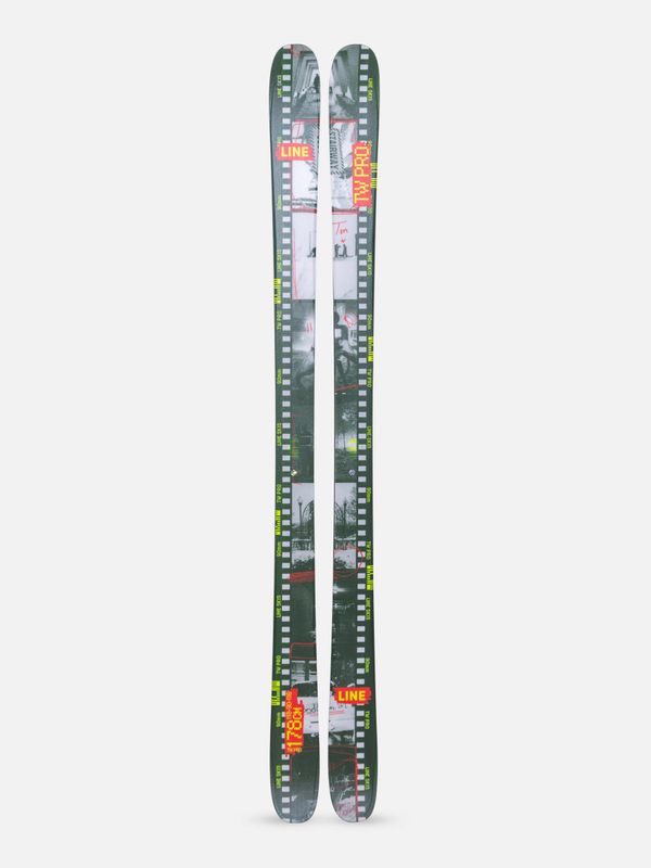 TOPSHEET VIEW OF LINE UNISEX TOM WALLISCH PRO DOWNHILL SKIS FEATURES INCREASED DURABILITY AND TWIN …