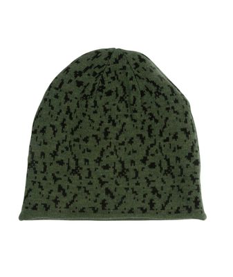 FRONT VIEW OF COAL UNISEX HOUDINI WINTER HAT FEATURES REVERSIBLE STYLE, DOUBLE LAYERED FOR WINTER W…