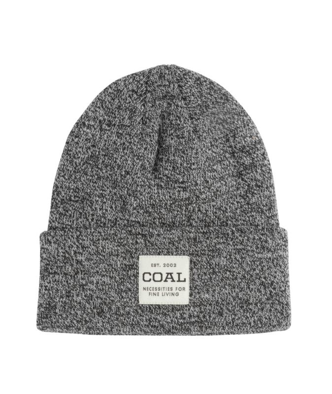 FRONT VIEW OF COAL UNISEX UNIFORM MID WINTER HAT FEATURES PERFECT AMOUNT OF STETCH AND CLASSIC CUFF…