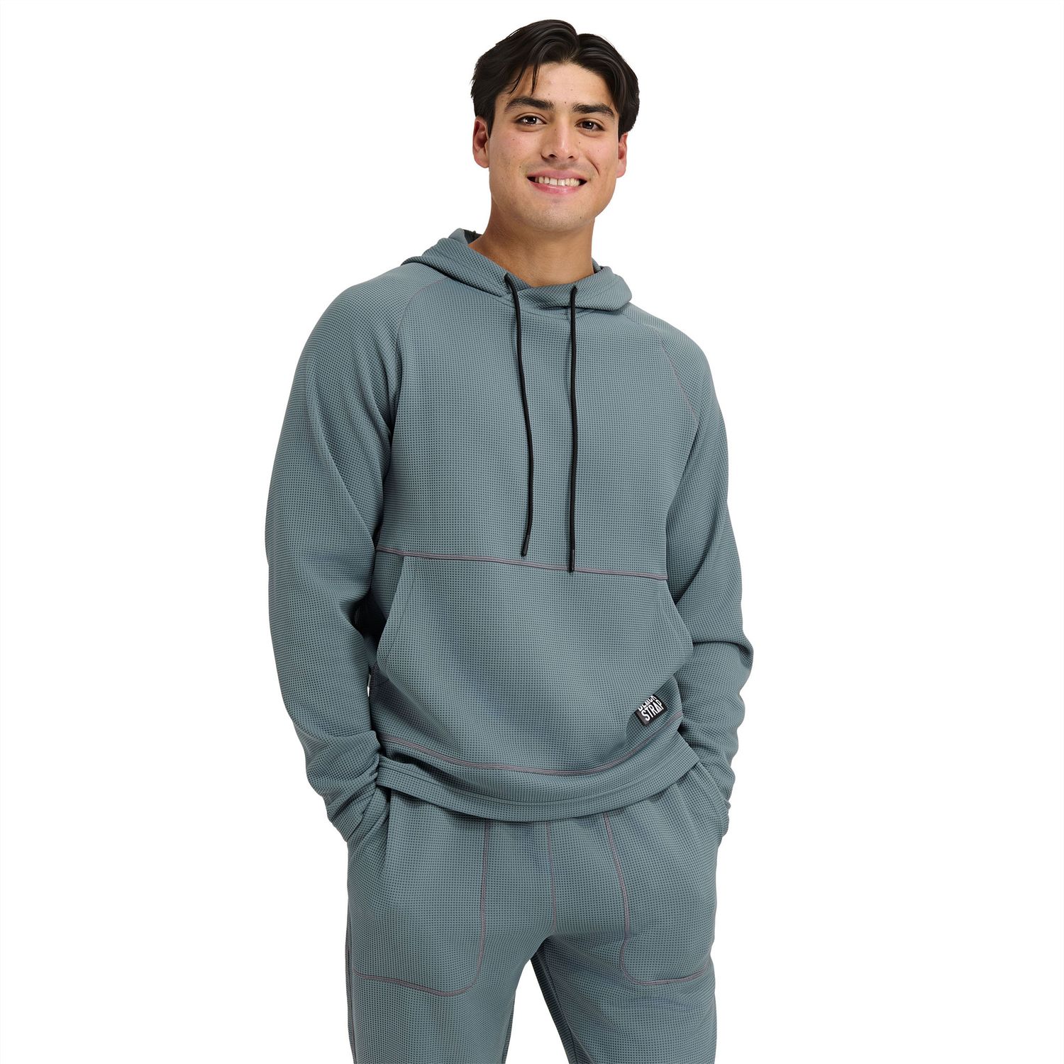 MAIN IMAGE OF BLACKSTRAP MENS BASELEISURE HOODIE IN OBSIDIAN SMALL WITH LIGHTWEIGHT AND BREATHABLE …