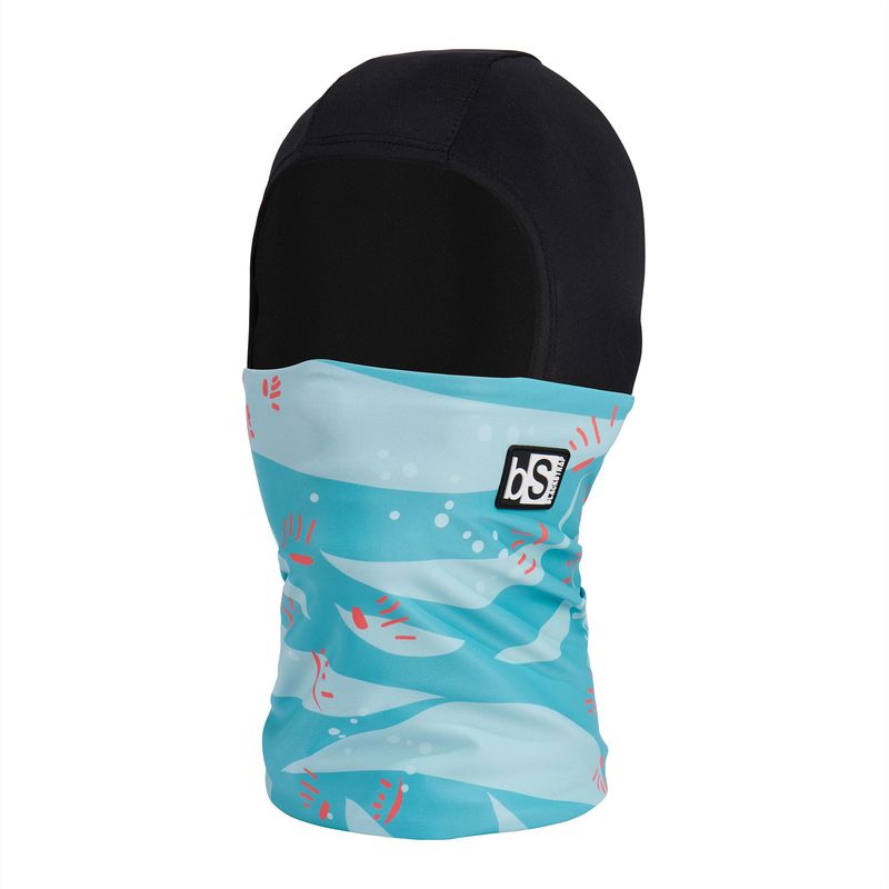 FRONT VIEW OF BLACKSTRAP YOUTH TREBLE HOOD BALACLAVA FEATURES HELMET COMPATIBILITY AND UPF 50+ SUN …