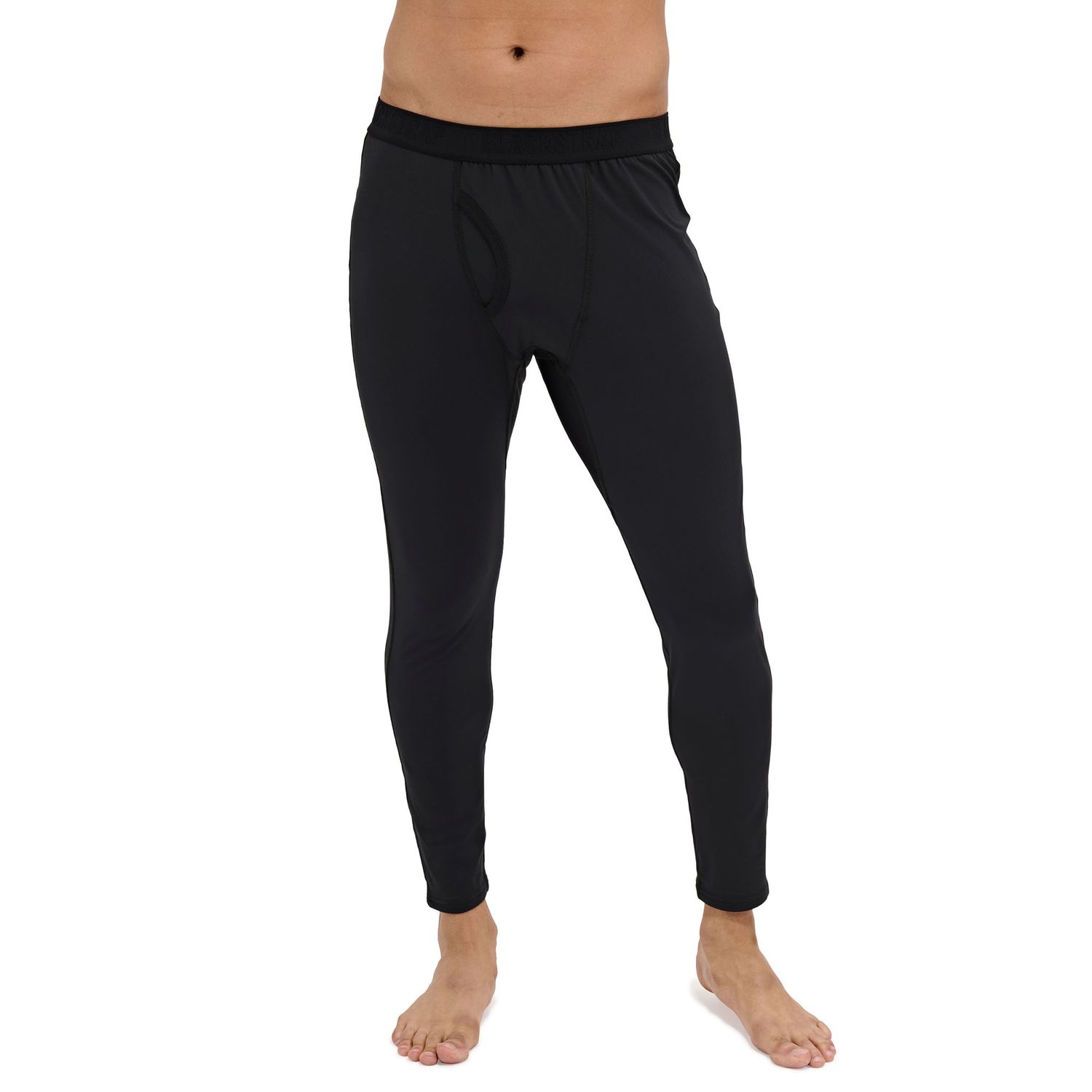 MAIN IMAGE OF BLACKSTRAP MENS SKYLINER BASELAYER BOTTOM IN BLACK SMALL WITH SUPERIOR MOISTURE-WICKI…
