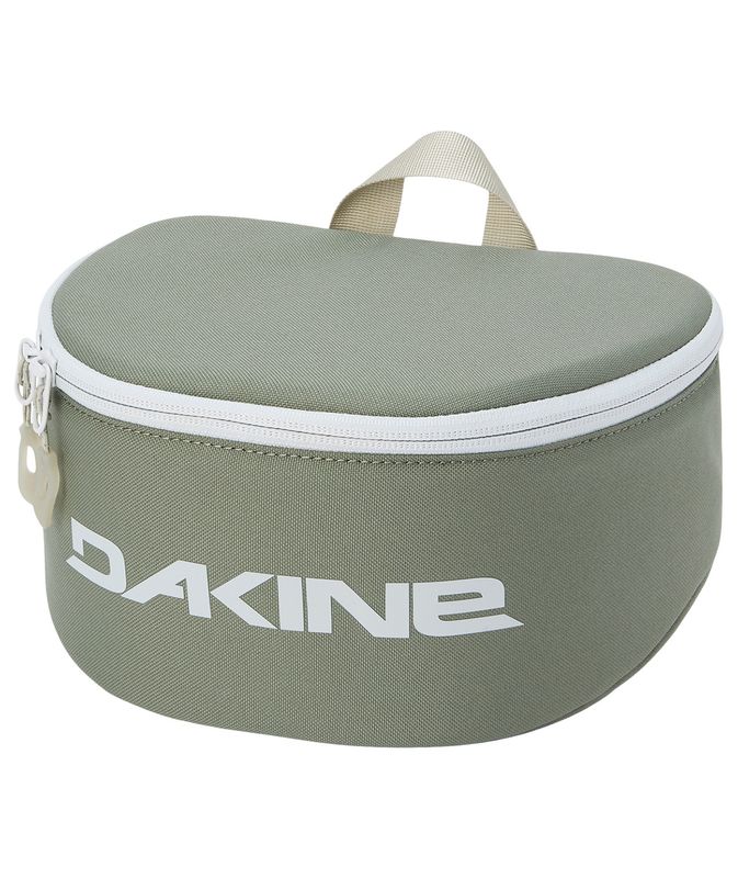 FRONT VIEW OF DAKINE UNISEX STASH GOGGLE BAG FEATURES PADDED FOAM PROTECTION AND REMOVABLE GOGGLE W…