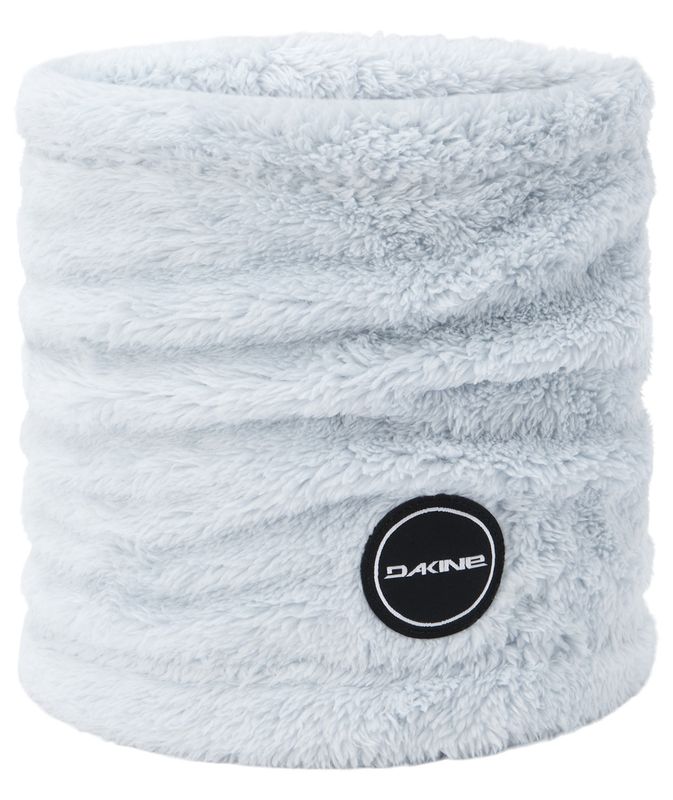 FRONT VIEW OF DAKINE WOMENS BERGEN FLEECE NECK TUBE FEATURES DOUBLE LINED MID WEIGHT CHENILLE FLEEC…