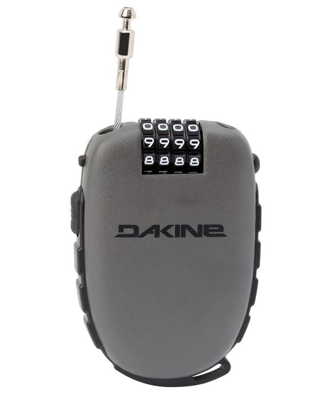 FRONT VIEW OF DAKINE UNISEX COOL LOCK FEATURES FOUR-DIGIT CABLE LOCK AND SECURES YOUR SKI &amp; SNOWBOA…