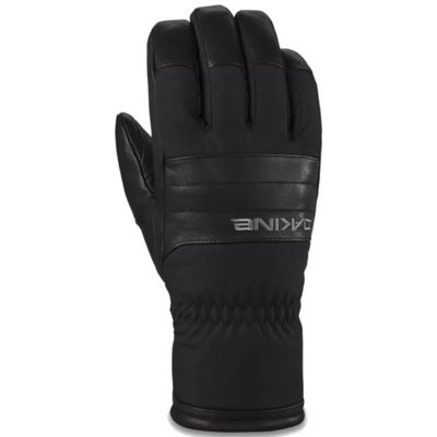 BACK OF HAND VIEW OF DAKINE MENS BARON GORE-TEX GLOVE FEATURES GORE-TEX WATERPROOFING AND 4-WAY STR…