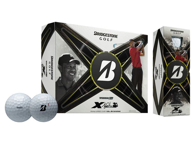 BRIDGESTONE UNISEX TOUR B X TW EDITION GOLF BALL 25, Color: WHITE, Size: DOZEN