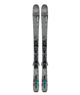 TOPSHEET VIEW OF K2 WOMENS MINDBENDER 85 QUIKCLIK DOWNHILL SKIS FEATURES FORGIVING FEEL AND DURABLE…