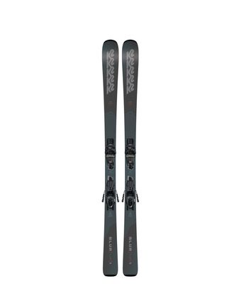K2 MENS BLUR 76 QUIKCLIK FREE DOWNHILL SKIS 26 TOPSHEET VIEW OF K2 MENS BLUR 76 QUIKCLIK FREE DOWNHILL SKIS FEATURES SMOOTH TURN INITIATION AND EA…