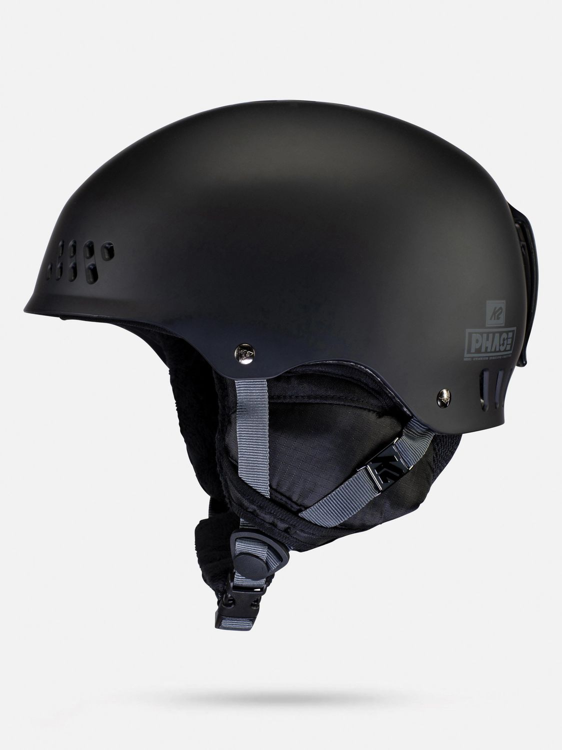 MAIN IMAGE OF K2 UNISEX PHASE PRO HELMET IN BLACK MEDIUM WITH ADJUSTABLE VENTILATION AND DIALED FIT…