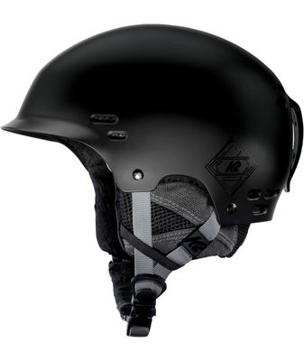 FRONT VIEW OF K2 MENS THRIVE HELMET FEATURES CHANNEL VENTING FOR DIRECT AIR-FLOW AND DIALED FIT SYS…