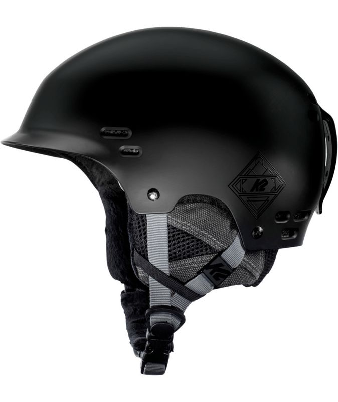 FRONT VIEW OF K2 MENS THRIVE HELMET FEATURES CHANNEL VENTING FOR DIRECT AIR-FLOW AND DIALED FIT SYS…