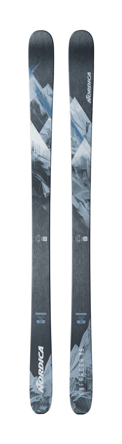 MAIN IMAGE OF NORDICA MENS ENFORCER 89 DOWNHILL SKIS IN BLACK/GREY/BLUE 167 WITH QUICK EDGE-TO-EDGE…
