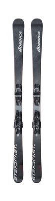 TOPSHEET VIEW OF NORDICA MENS STEADFAST 80 TP2 COMPACT 10 FDT DOWNHILL SKIS FEATURES EASY TURNING A…