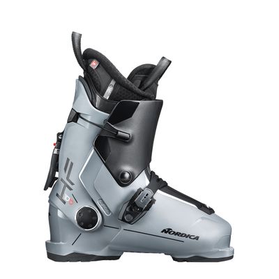NORDICA MENS HF 100 DOWNHILL SKI BOOT 26 RIGHT VIEW OF NORDICA MENS HF 100 DOWNHILL SKI BOOT FEATURES EASY BACK ENTRY AND WARM PRIMALOFT INS…