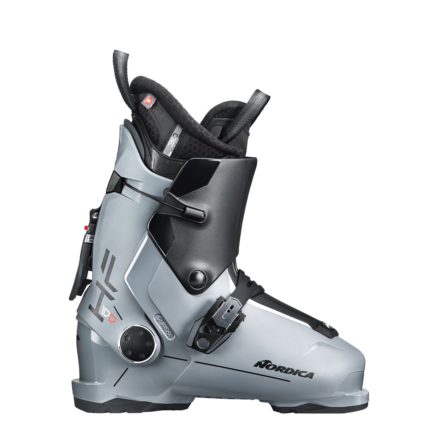 MAIN IMAGE OF NORDICA MENS HF 100 DOWNHILL SKI BOOT IN GREY/BLACK/WHITE 26.5 WITH EASY BACK ENTRY A…
