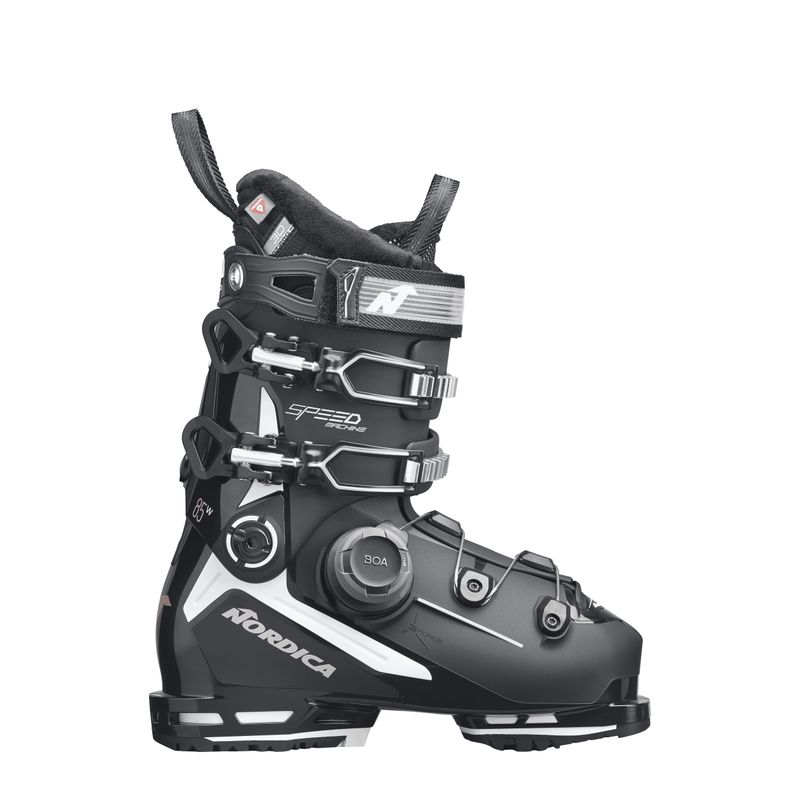 BOA VIEW OF NORDICA WOMENS SPEEDMACHINE 3 85 BOA DOWNHILL SKI BOOT FEATURES OPTIMAL COMFORT AND BOA…