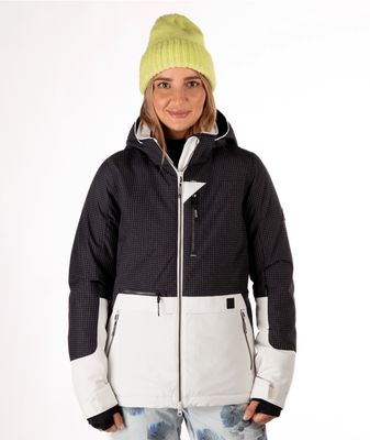 FRONT VIEW OF BOULDER GEAR WOMENS IVIE WINTER JACKET FEATURES INSULATED WARMTH AND FLEECE-LINED COL…