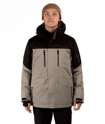 FRONT VIEW OF BOULDER GEAR MENS QUEST WINTER JACKET FEATURES UNDERARM VENTING AND BREATHABLE WATERP…