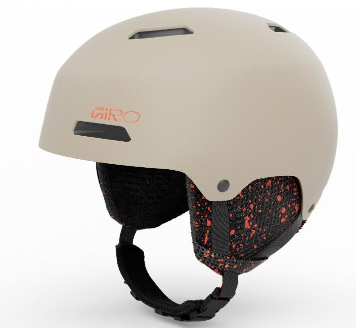 FRONT VIEW OF GIRO YOUTH CRUE HELMET FEATURES ADJUSTABLE FIT SYSTEM FOR A PRECISE FIT AND VENTILATI…