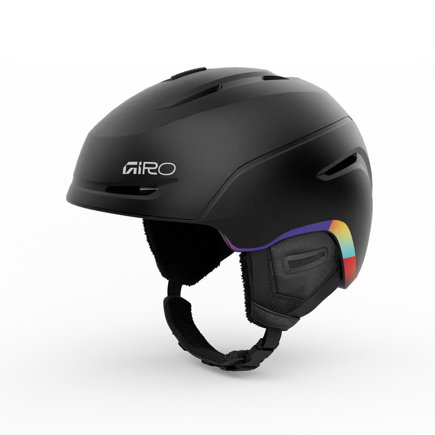 MAIN IMAGE OF GIRO WOMENS AVERA HELMET IN MATTE BLACK/MULTI SMALL WITH ADJUSTABLE FIT SYSTEM FOR A …