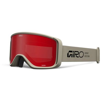 FRONT VIEW OF GIRO UNISEX SAGEN GOGGLES FEATURES OUTSTANDING PERFORMANCE, ANTI-FOG COATING, AND OTG…