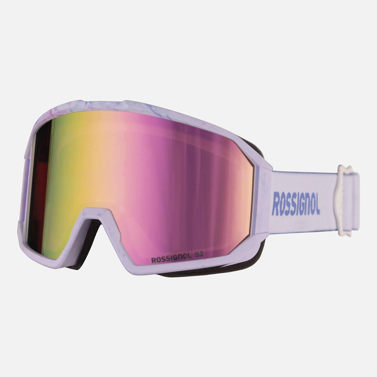 MAIN IMAGE OF ROSSIGNOL UNISEX ESSENTIAL GOGGLES IN WHITE SILVER WITH ANTI-FOG TECHNOLOGY AND LARGE…