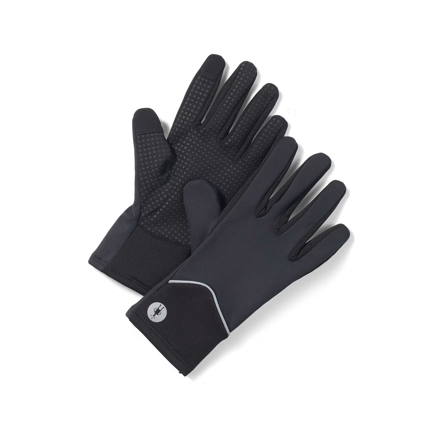 SMARTWOOL UNISEX ACTIVE FLEECE WIND GLOVE 26, Color: BLACK, Size: XS