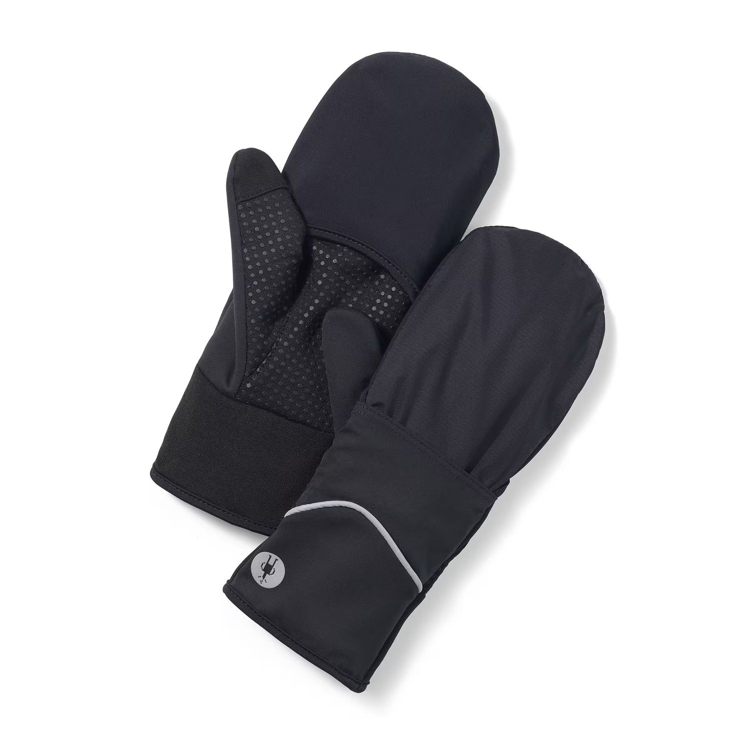 SMARTWOOL UNISEX ACTIVE FLEECE WIND MITTEN 26, Color: BLACK, Size: XS