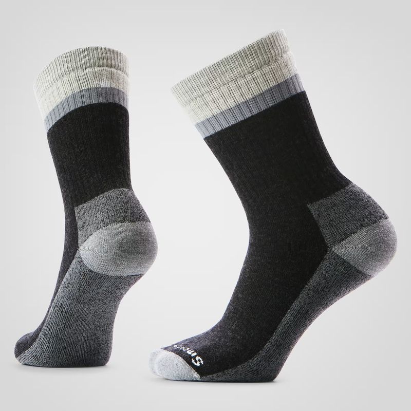FRONT VIEW OF SMARTWOOL WOMENS EVERYDAY COZY BEST FRIEND CREW SOCKS FEATURES PREMIUM SWEATER FEEL A…